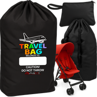 POKROWIEC NA WÓZEK DZIECIĘCY DO SAMOLOTU AUTA TORBA TRANSPORTOWA OCHRONA