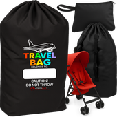 POKROWIEC NA WÓZEK DZIECIĘCY DO SAMOLOTU AUTA TORBA TRANSPORTOWA OCHRONA