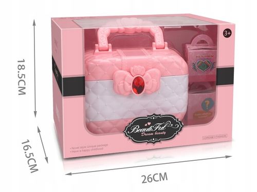 KUFEREK KOSMETYKÓW ZESTAW DO MAKIJAŻU I PAZNOKCI MAKEUP DLA DZIECI PREZENT na Arena.pl