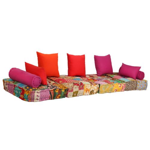Modułowa sofa patchworkowa, 2-osobowa GXP-682998 na Arena.pl