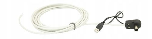 MOCNA MAŁA ANTENA TV DVB-T DVB-T2 360 STOPNI KEMPING DVB T DVB-T2 BIAŁA USB na Arena.pl