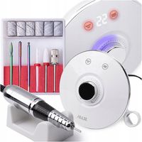 Profesjonalna Frezarka Do Paznokci ALLELAC M17 68W Biała + Frezy