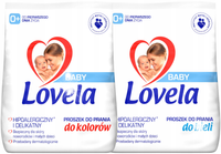 Lovela BABY Zestaw Hipoalergiczny Proszek bo Prania Bieli i Kolorów 2x1.3kg
