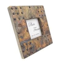 Drewniana ramka na zdjęcia pokryta blachą A-1106