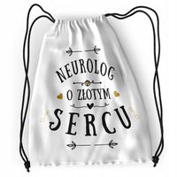 Plecak Sportowy Szkolny Neurologa Worek Torba Z Nadrukiem Ze Zdjęciem