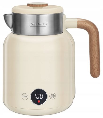 Czajnik elektryczny podwójne ścianki beżowy jasny 2200W MPM MCZ-128/B1 na Arena.pl
