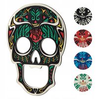 OTWIERACZ DO BUTELEK PIWA KAPSLI CZASZKA METALOWY