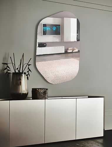 Designerskie Lustro ścienne asymetryczne 55x85 cm na Arena.pl