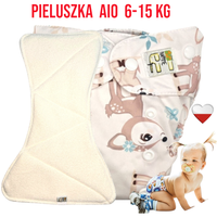 Pieluszka Wielorazowa AIO Kieszonka bambus SARENKI NappiMe