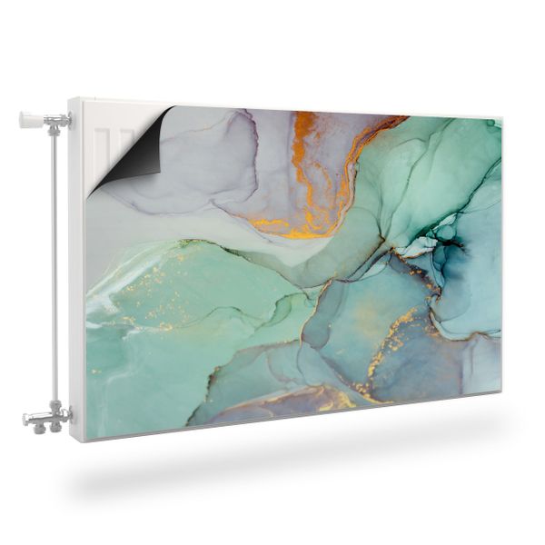 Mata MAGNETYCZNA Grzejnika Marmur Pastele Abstrakcja 100cm x 60cm zdjęcie 1