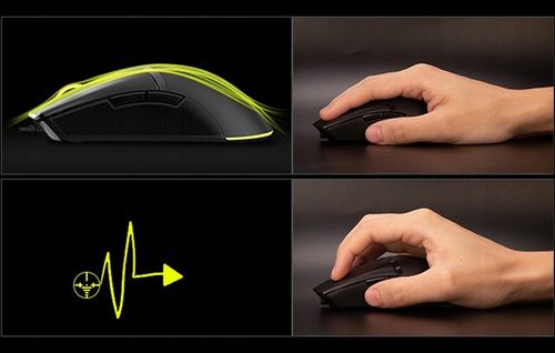 Mysz Myszka dla Graczy Gamingowa LED 400-7200 DPI na Arena.pl