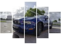 105CM 150CM OBRAZ 5 ELEM MUSTANG BRETT LEVIN DRUK