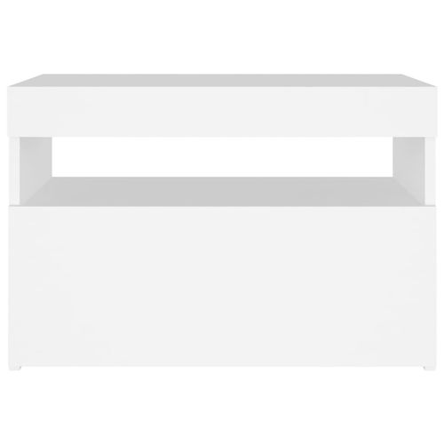 Szafka nocna z oświetleniem LED, biała, 60x35x40 cm na Arena.pl