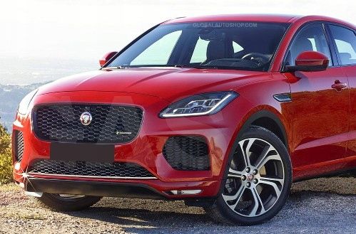 Jaguar E-Pace - Chromowane Listwy Grill Chrom Atrapy Zderzaka Tuning na Arena.pl