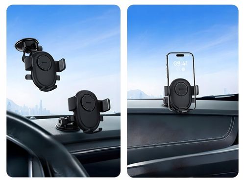 AUTOMATYCZNY UCHWYT SAMOCHODOWY BASEUS DO TELEFONU NA KOKPIT SZYBĘ 360° na Arena.pl