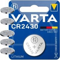 5x Bateria Litowa Guzikowa 3V Lithum - VARTA 5 sztuk - CR2430