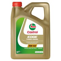 Castrol EDGE 5W-40 5L — Olej syntetyczny silnikowy, spełnia VW/MB/Renault