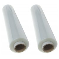 FOLIA STRETCH 3KG XXL STRECZ TRANSPARENT ROLKA MOCNA BEZBARWNA x 2 sztuk