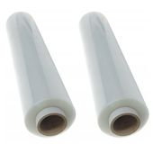 FOLIA STRETCH 3KG XXL STRECZ TRANSPARENT ROLKA MOCNA BEZBARWNA x 2 sztuk