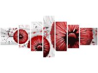 70CM 160CM ZEGAR 7 ELEME CZERWONE DMUCHAWCE 2 DRUK OBRAZ