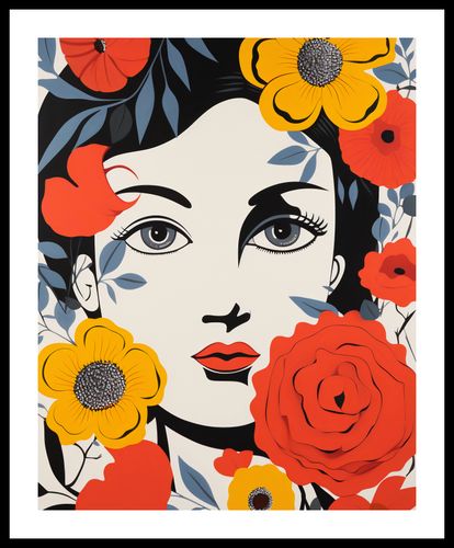 Plakat 40x50cm Kwiatowa Aura na Arena.pl
