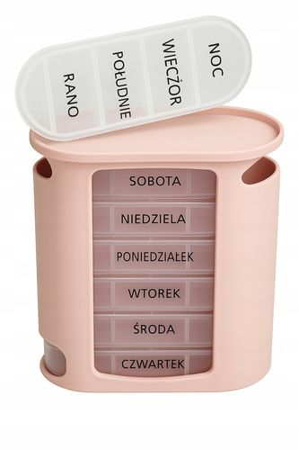 Pojemnik na leki kasetka pudełko na tabletki 7 dni 4 pory dnia na Arena.pl