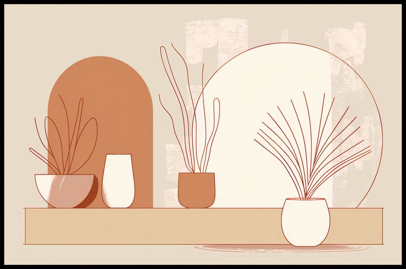 Plakat 91,5x60cm Widok Roślin zdjęcie 2