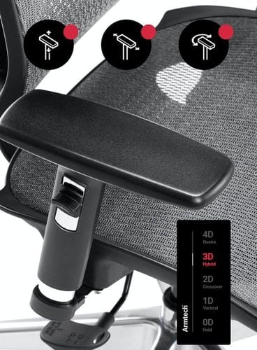Fotel ergonomiczny Diablo Chairs V-Basic Czarno-szary na Arena.pl