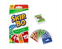 SKIP BO SKIP-BO GRA Mattel UNO 162 karty
