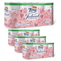 Papier toaletowy FOXY JEDWAB 3 Warstwy PAKIET 8szt. x 4op.