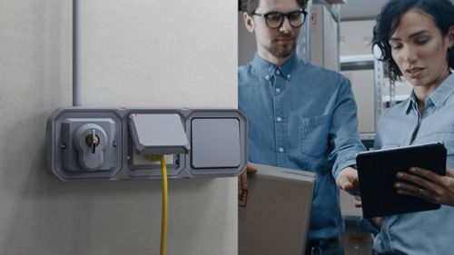 Nowe Plexo - Łącznik na klucz 3 pozycje, mechanizm 10AX-250V~ - szary - Legrand 069535L na Arena.pl