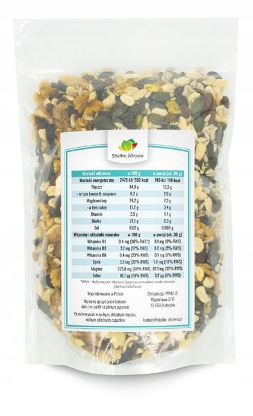 MIESZANKA DLA MÓZGU studencka witamina B1 B6 1kg zdjęcie 4