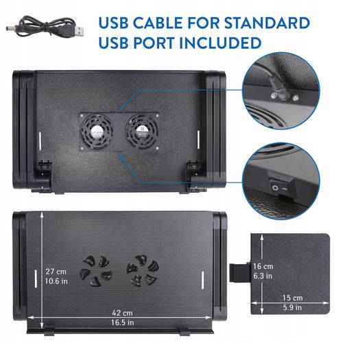 WonderWorker Einstein stolik pod laptopa aluminium na Arena.pl