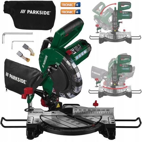 Pilarka ukosowa do drewna Z LASEREM do cięcia PARKSIDE PKS 1500 C4 na Arena.pl