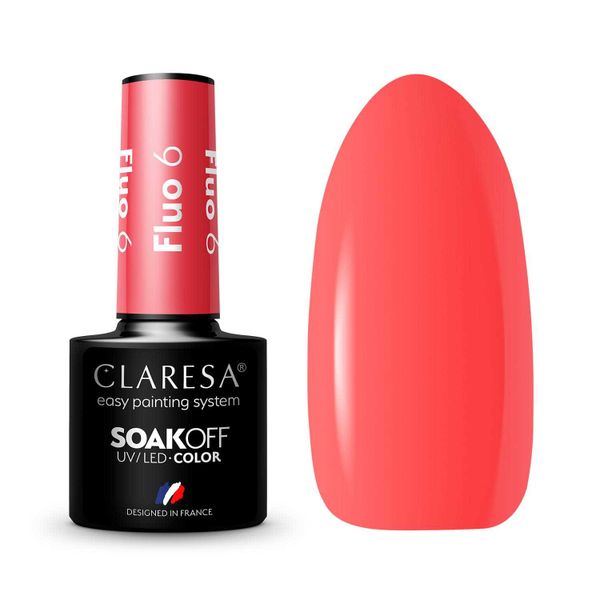 CLARESA LAKIER HYBRYDOWY FLUO 6 zdjęcie 2