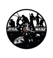 Zegar ścienny z płyty winylowej Star Wars 49.2