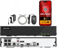 Rejestrator IP Hikvision DS-7604NI-Q1/4P(E) 4ch PoE do 8MPx 4K Aplikacja