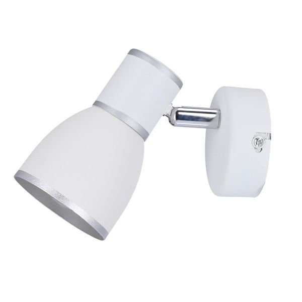 Fido kinkiet 1x40W E14 biały+chrom zdjęcie 4