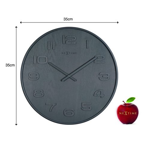 Zegar ścienny NeXtime Wood Wood Medium 3096 GS na Arena.pl