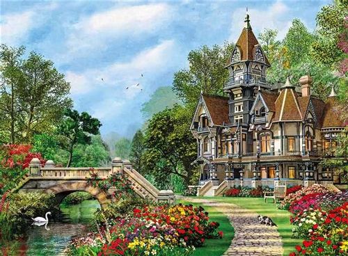 500 Elementów High Quality Old Waterway Cottage na Arena.pl