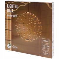 Kula świetlna Święta 50 cm 272 lampki wewnątrz i zewnątrz ciepły biały
