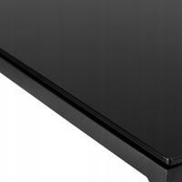 ZESTAW MEBLE OGRODOWE TECHNORATTAN KOMPLET NA TARAS BALKON KOMPLET CZARNY