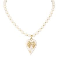 naszyjnik z sercem z kolekcji angel (c23/zwe/59/1au)