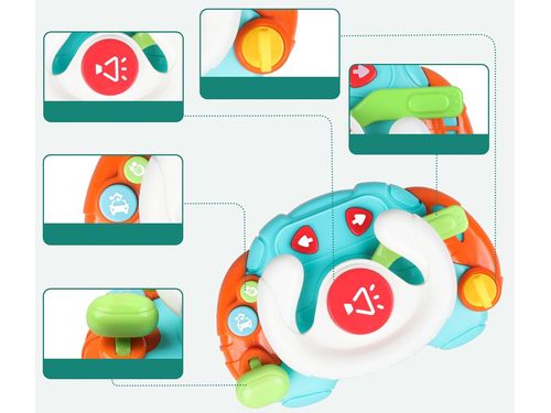 KIEROWNICA DLA DZIECI  INTERAKTYWNA  ŚWIATŁO, DŹWIĘK na Arena.pl