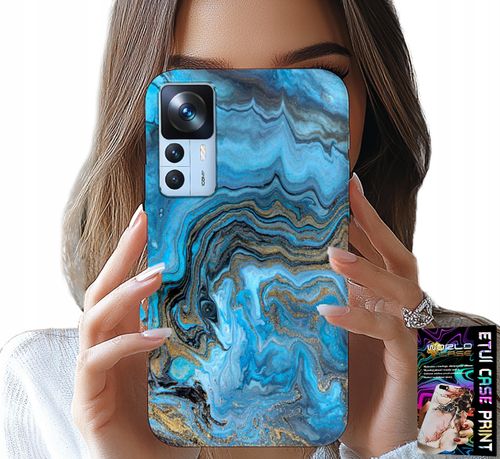 ETUI DO XIAOMI 12T / 12T PRO - MARMURKOWE WZORY OBUDOWA CASE + FOLIA na Arena.pl