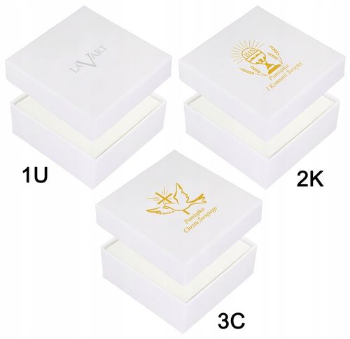 Medalik Komunijny Łańcuszek Srebrny Matka Boska Serce do Komunii do Chrztu na Arena.pl