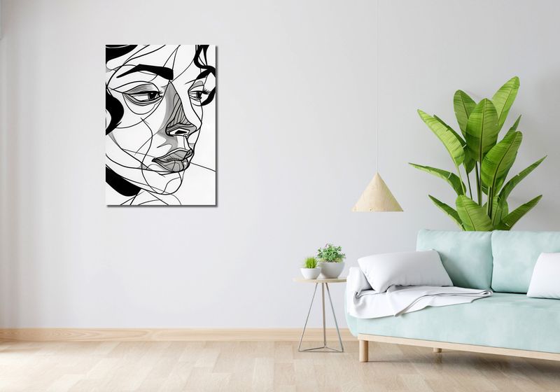 Obraz 60x90cm Portret Kobiecy zdjęcie 2