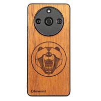 drewniane etui bewood realme 11 pro 5g / 11 pro plus 5g niedźwiedź merbau