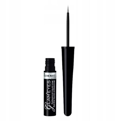 Rimmel Glam Eyes Professional Liquid Liner eyeliner tusz do kresek 001 na Arena.pl
