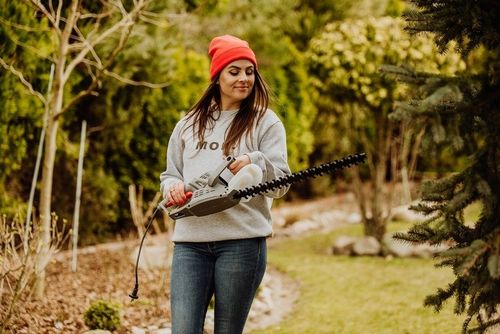 NOŻYCE ELEKTRYCZNE DO ŻYWOPŁOTU KRZEWÓW GAŁĘZI SEKATOR LEHMANN 1500W OSTRE na Arena.pl